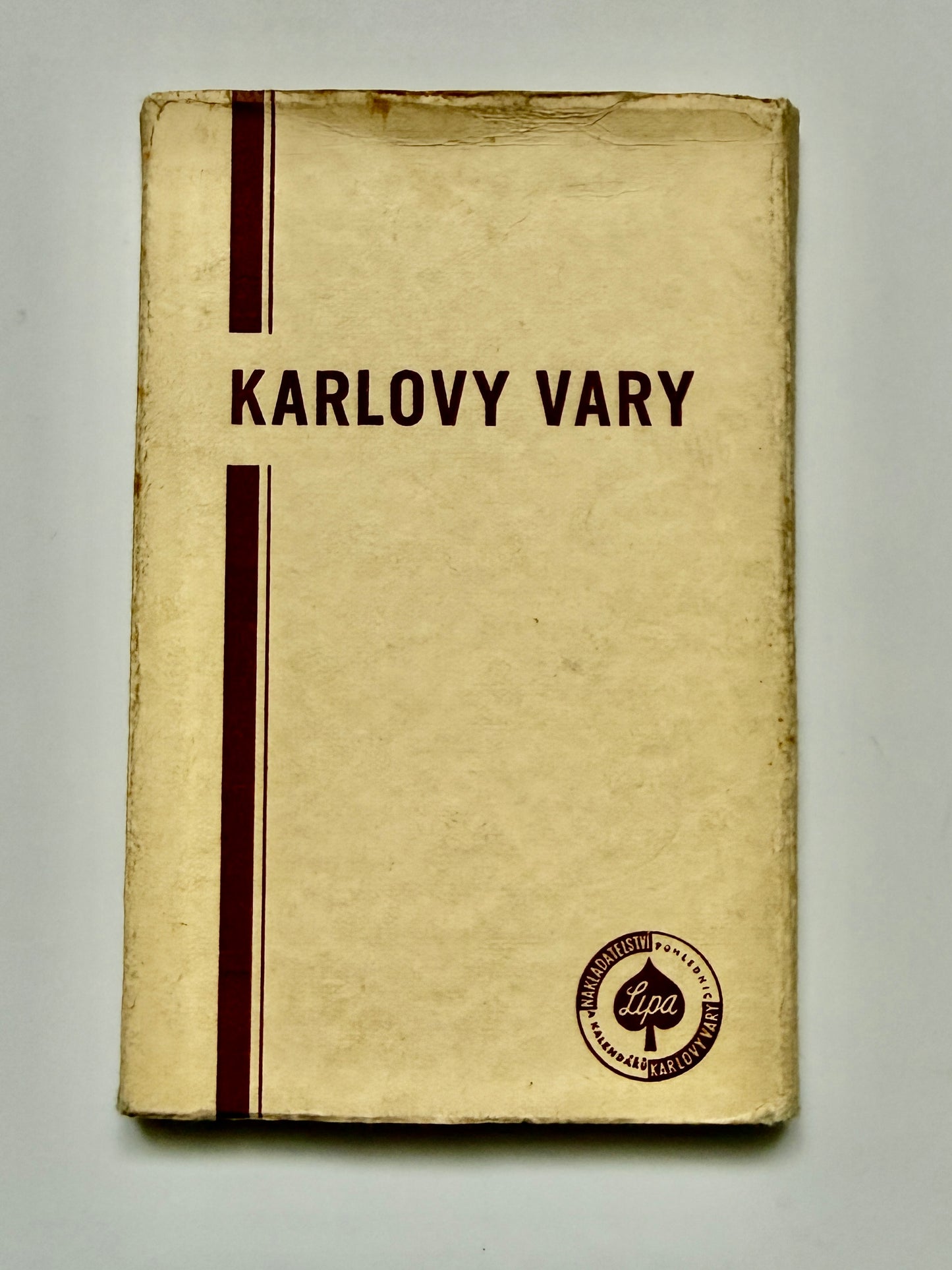 Leporello Karlovy Vary místopisné scény Nakladatelství Lipa (BM135)