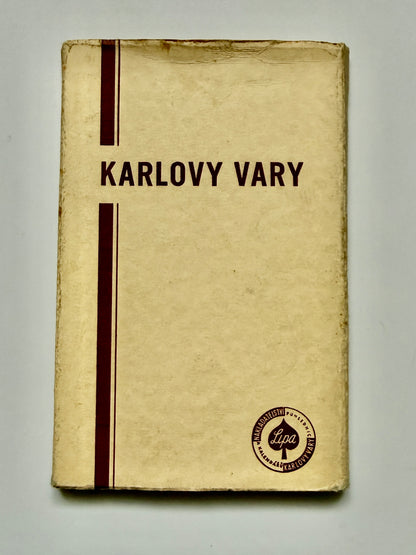 Leporello Karlovy Vary místopisné scény Nakladatelství Lipa (BM135)