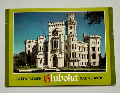 Sada pohlednic Hluboká nad Vltavou zámek leporelo (BM137)