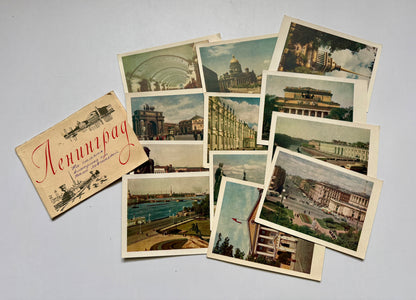 Sada pohlednic Leningrad město památky 1958 (BM139)