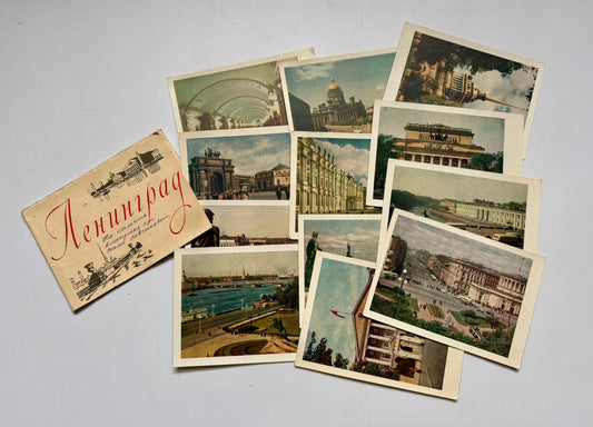 Sada pohlednic Leningrad město památky 1958 (BM139)
