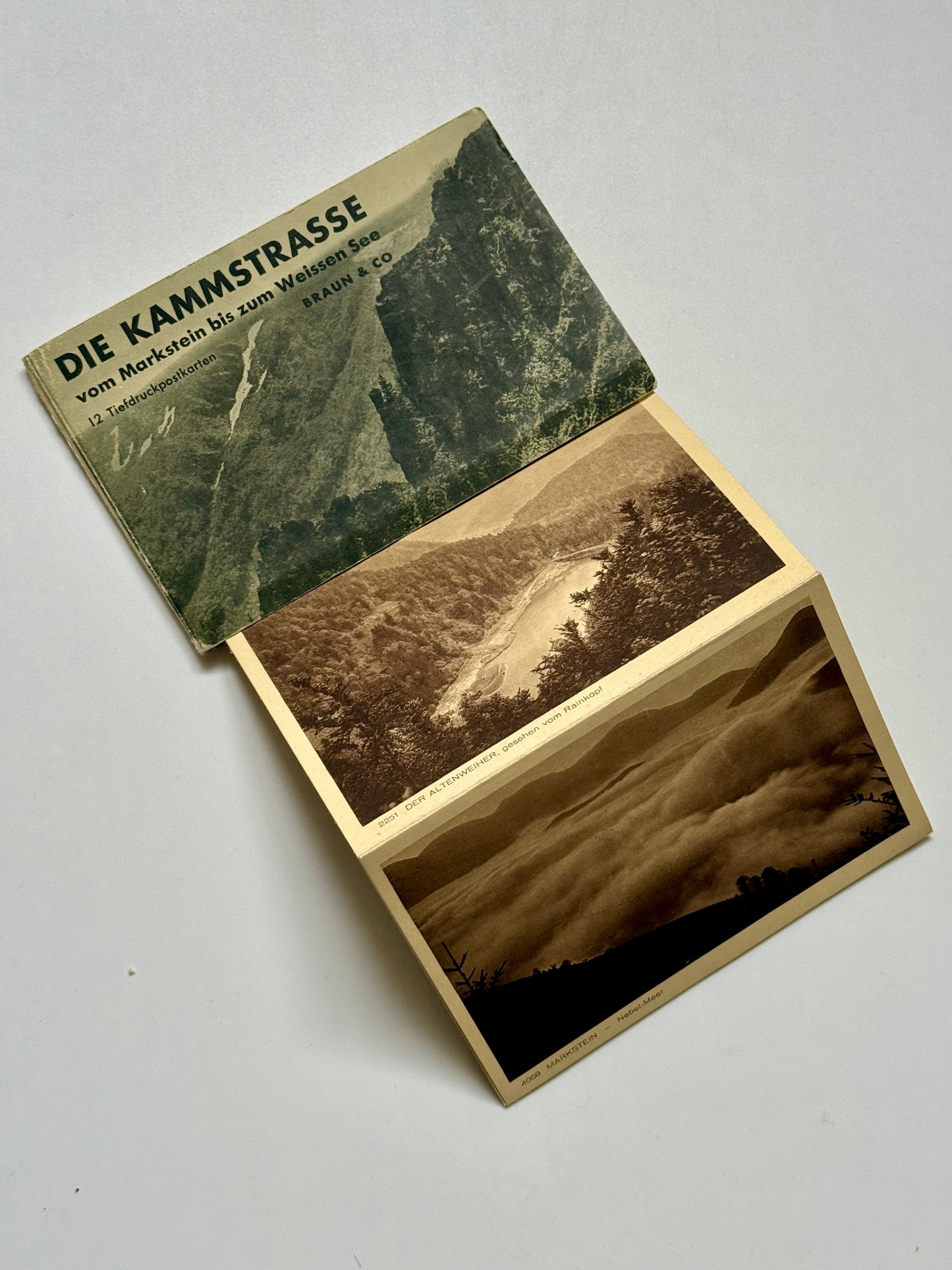 Sada pohlednic Die Kammstrasse Markstein Weissen See (BM143)