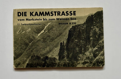 Sada pohlednic Die Kammstrasse Markstein Weissen See (BM143)