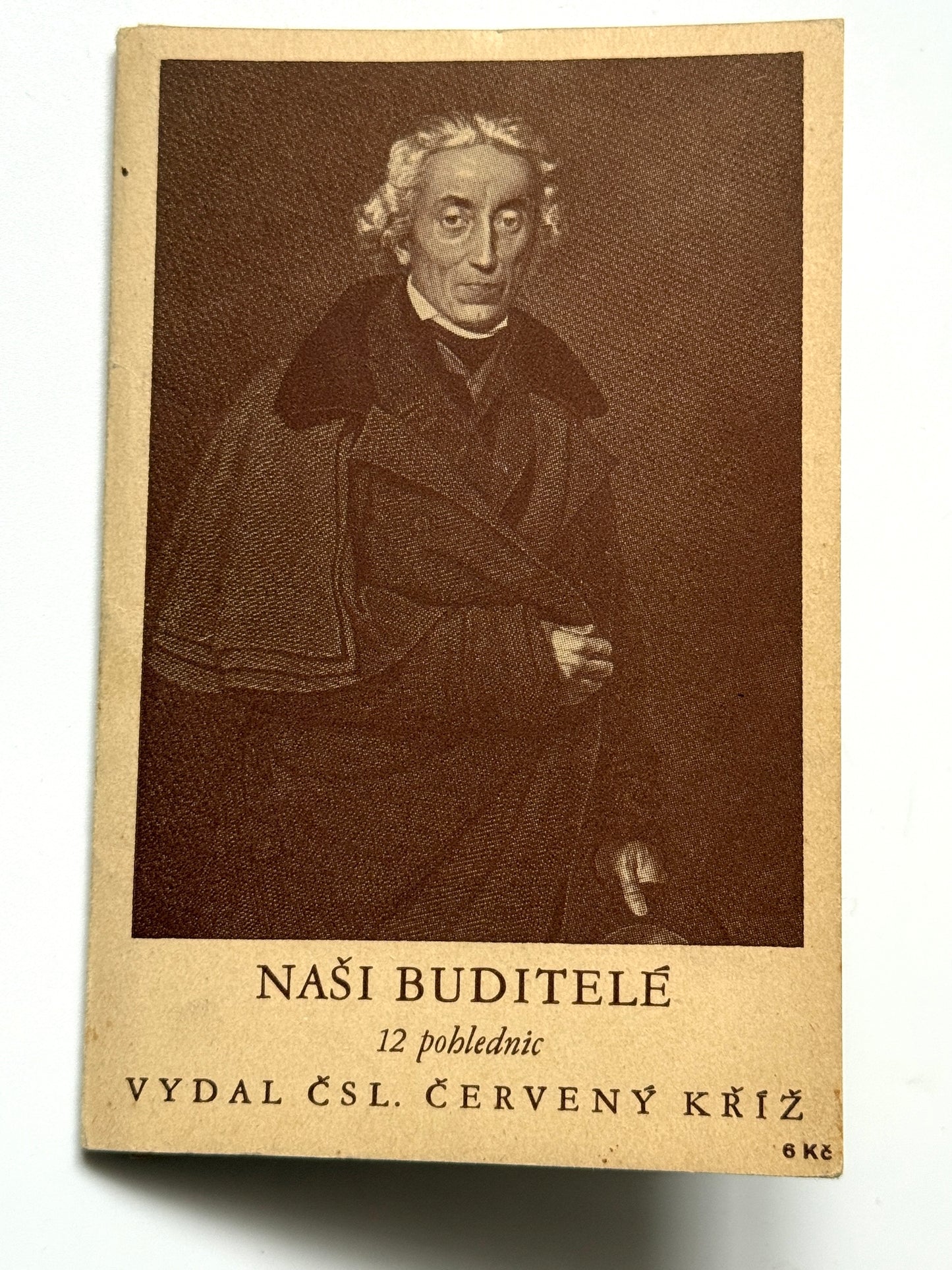 Sada 12 pohlednic Naši buditelé reprodukce ČSČK meziválečné (BM144)
