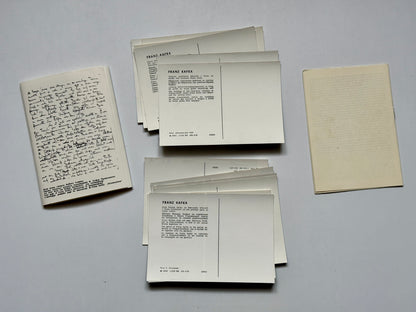 Sada pohlednic Franz Kafka Orbis Praha 1967 (BM148)