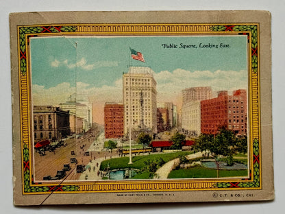 Sada pohlednic Cleveland Ohio USA místopis soubor starý (BM149)