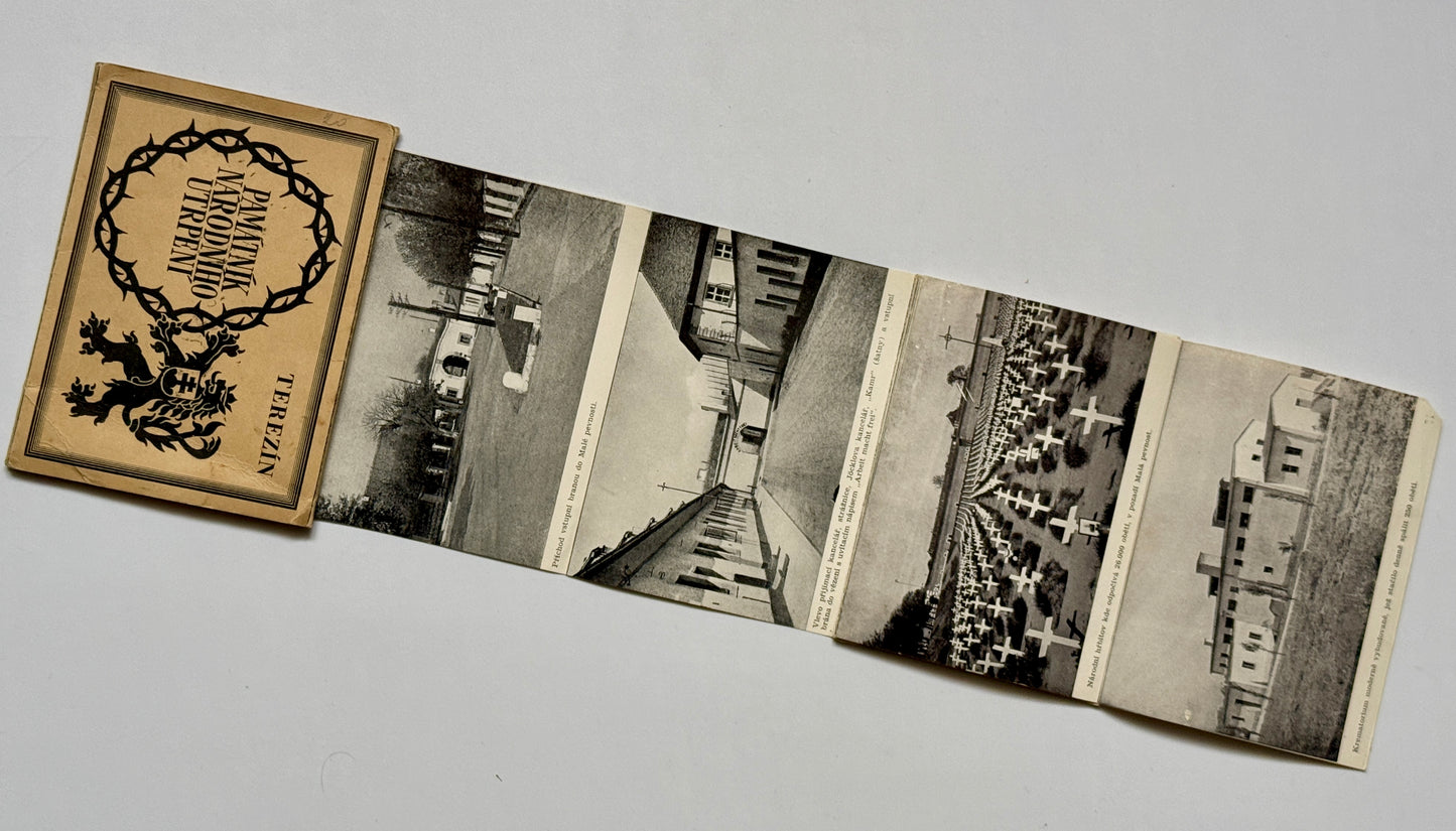 Terezín Památník národního utrpení skládací fotoalbum (BM150)