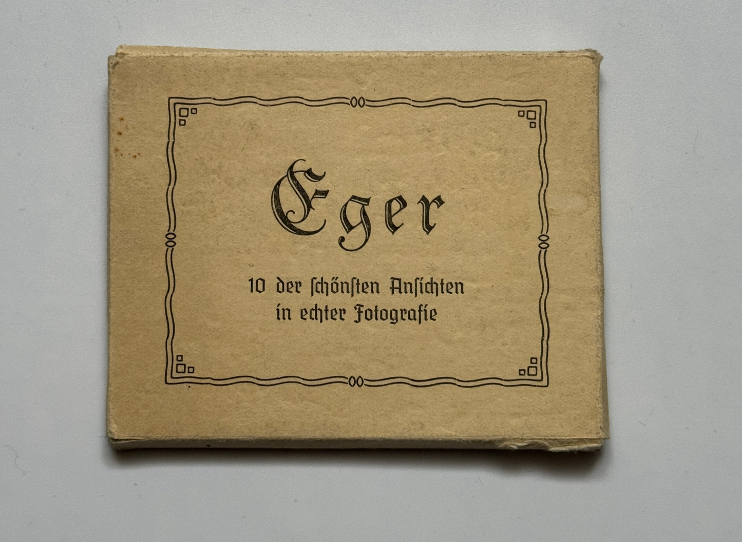 Sada 10 pohlednic město Eger Cheb různé motivy (BM151)