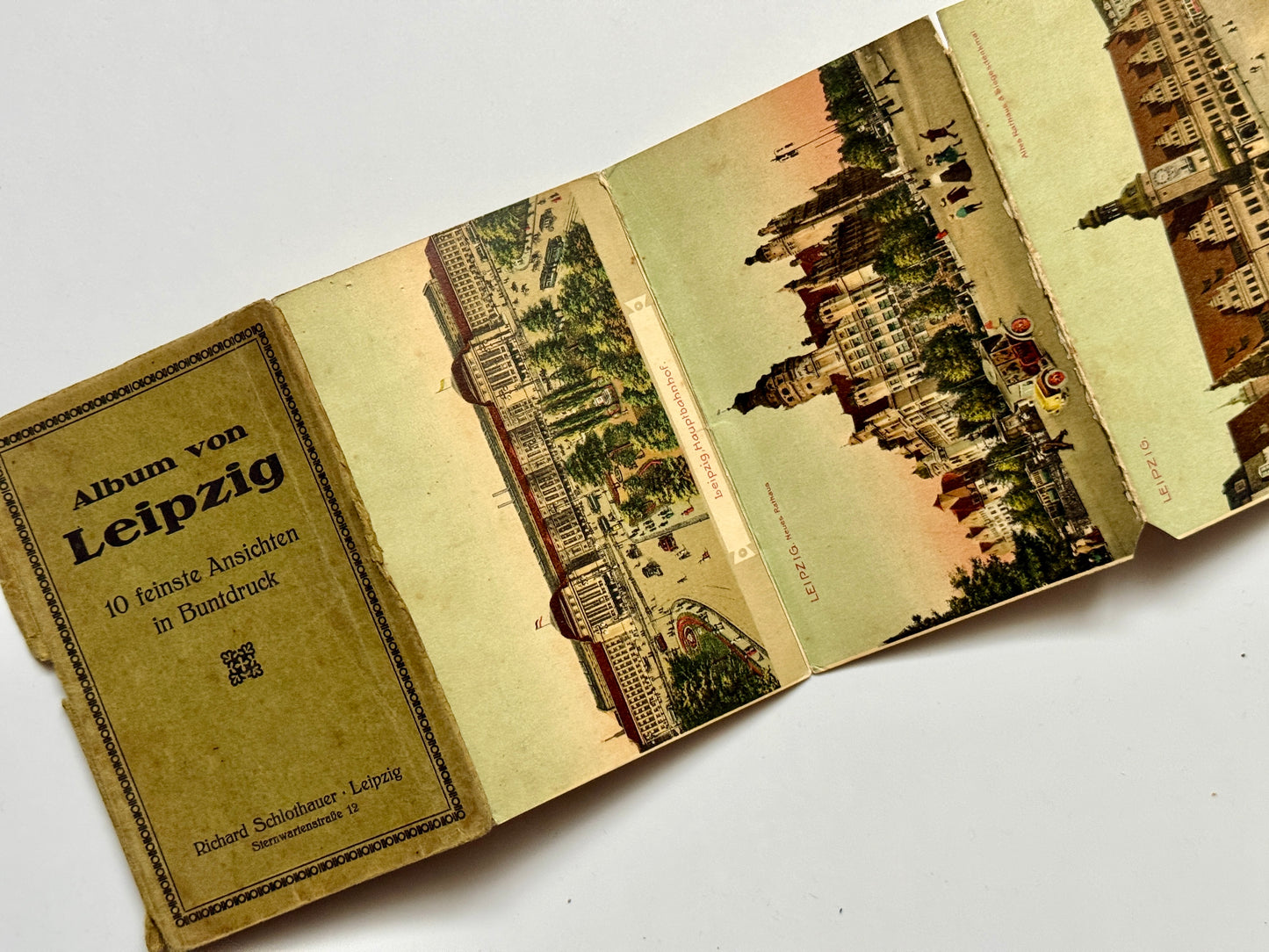 Sada pohlednic Album Leipzig 8 pohledů Německo (BM155)
