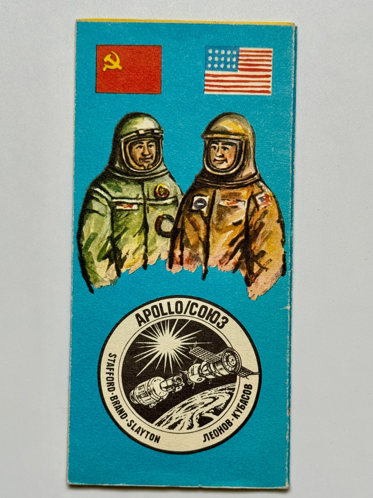 Kalendář Kosmonauti Apollo Sojuz Česká spořitelna 1976 (BM157)