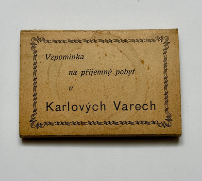Sada pohlednic Karlovy Vary lázně památky černobílé (BM158)