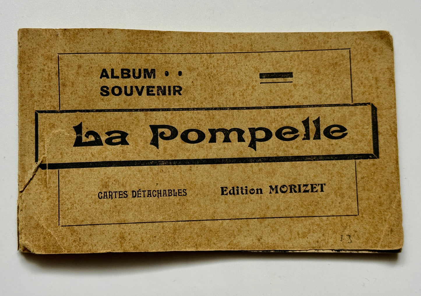 Sada pohlednic La Pompelle 1 svetova valka tank zakopy Morizet (BM160)