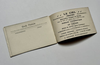 Sada pohlednic Paříž Montmartre Cabaret du Ciel skládací album (BM162)
