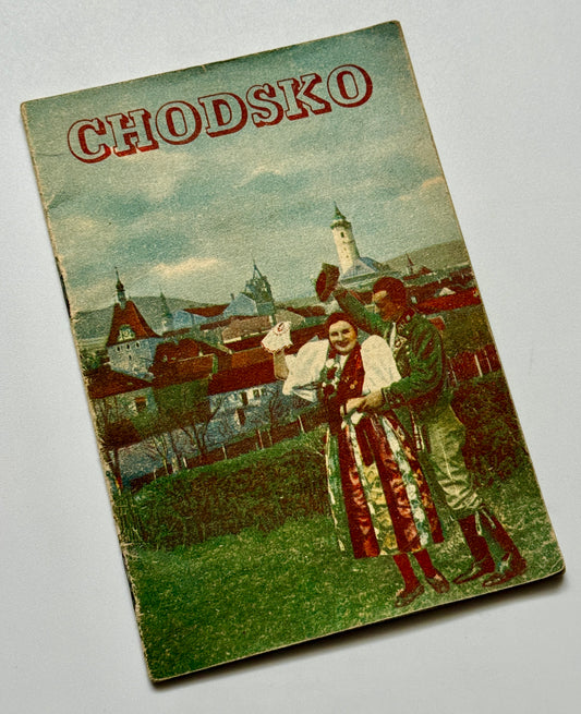 Starý turistický průvodce Chodsko Domažlice ceník mapa (BM163)